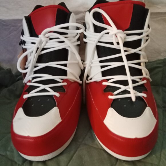 Moon Boot Sneaker Mid EU 39 / 40 US 7 - 7.5 Black Red White - Picture 4 of 11